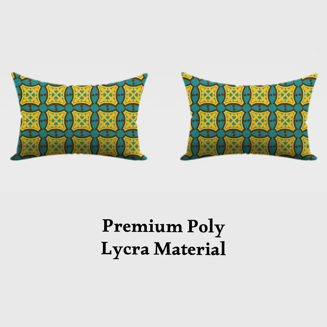 Vintage Pattern Colorful Pillow Cover - Image 3