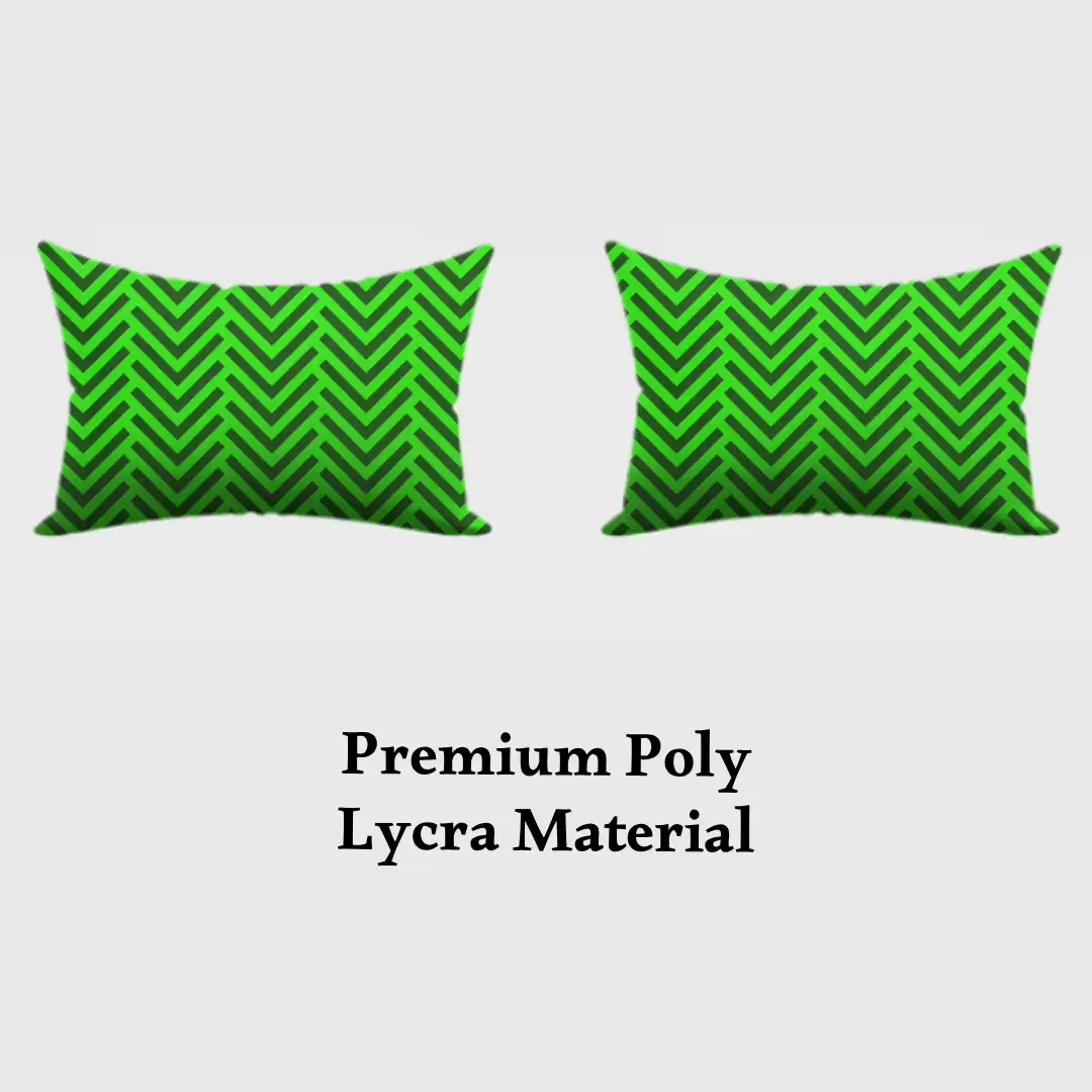Arrows Green Pillow Cover - Image 3