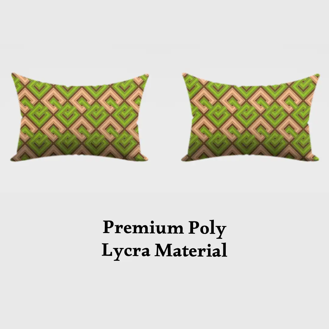 Square Checkered Pillow Cover - Image 3