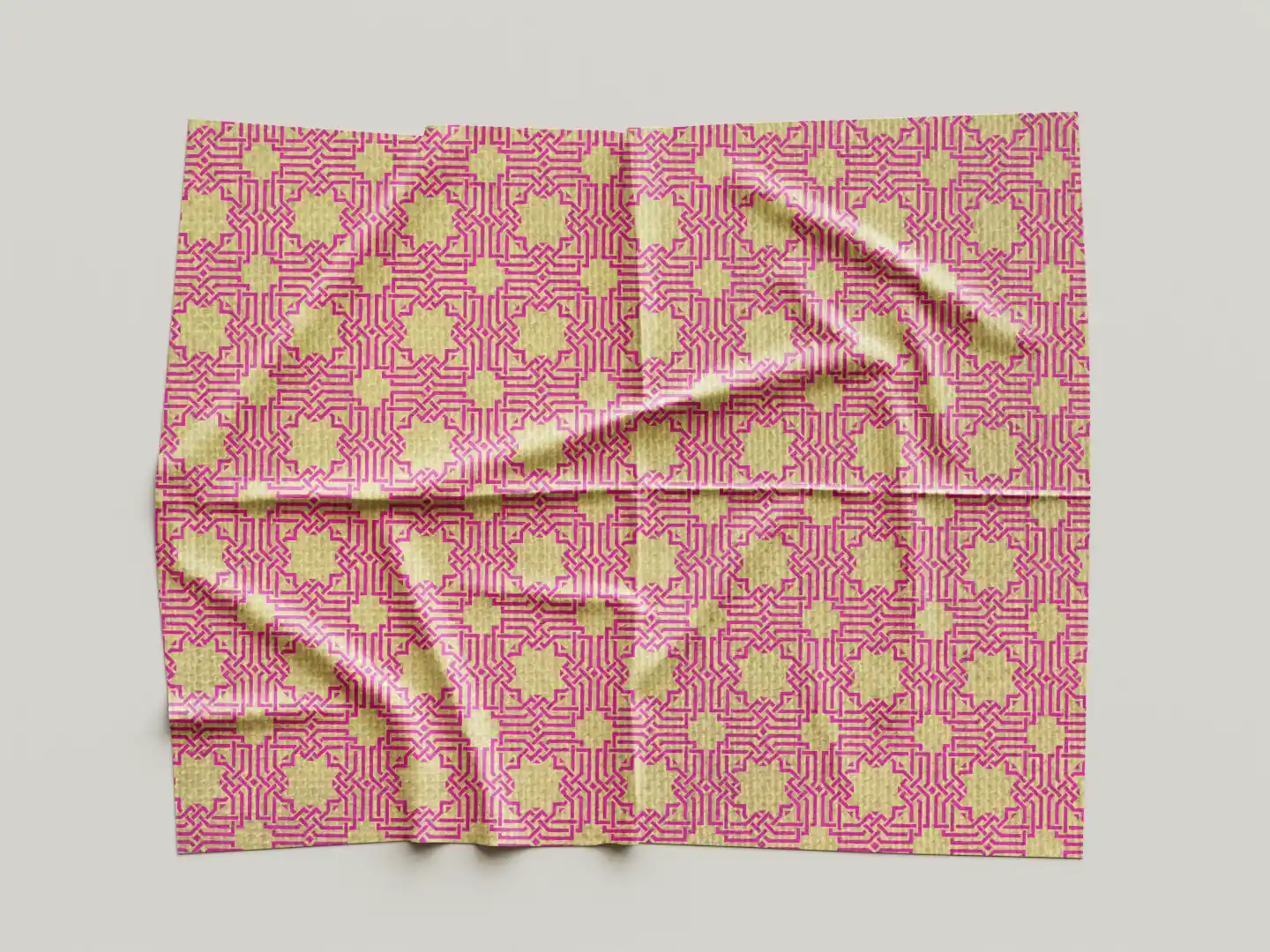 Yellow Pink Table Placemats - Pack Of Four - Image 3