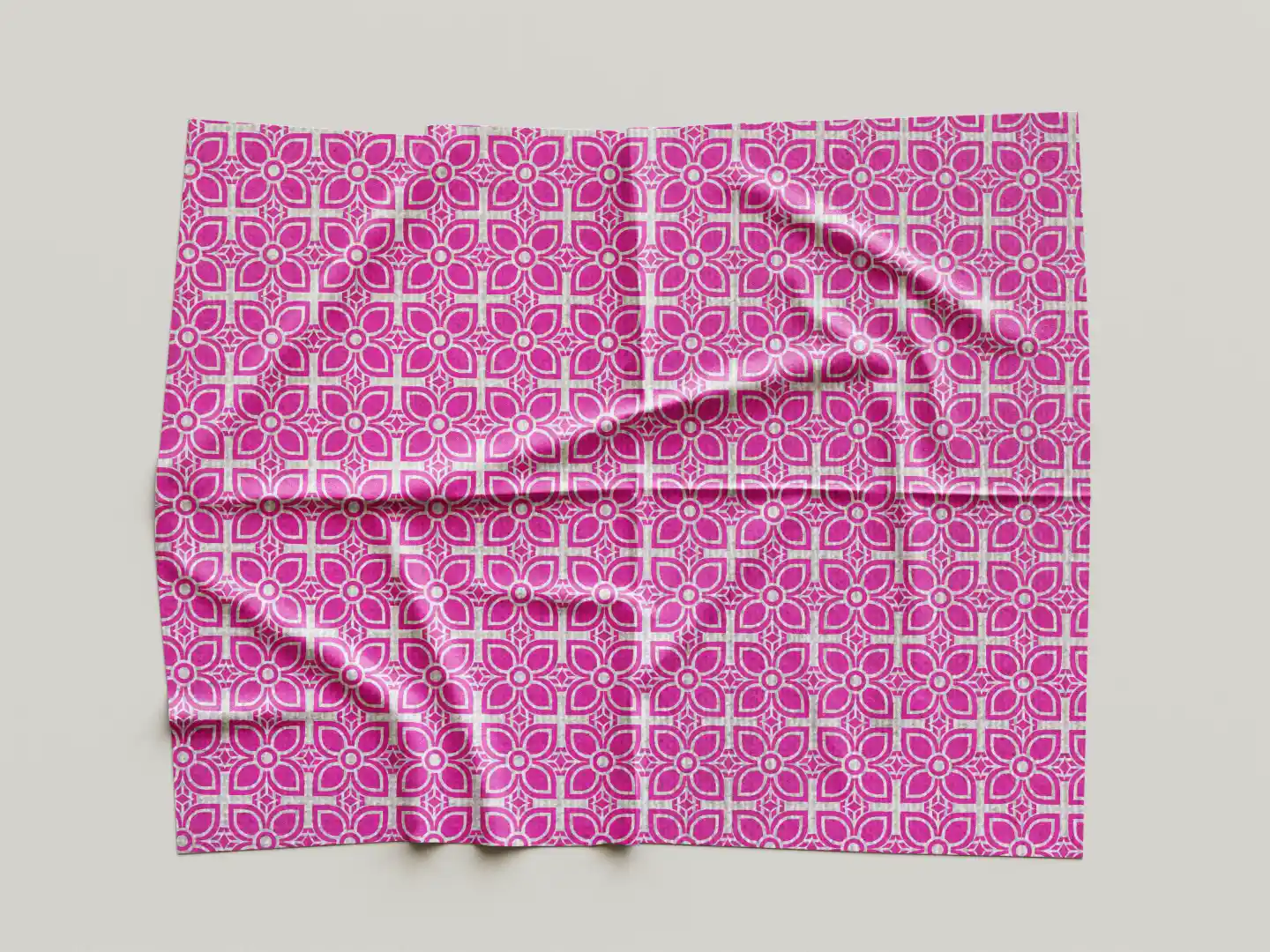 Rani Pink Flower Table Placemats - Pack Of Four - Image 3