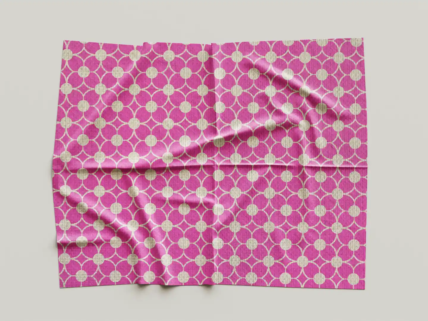 Creamish Pink Color Table Placemats - Pack Of Four - Image 3