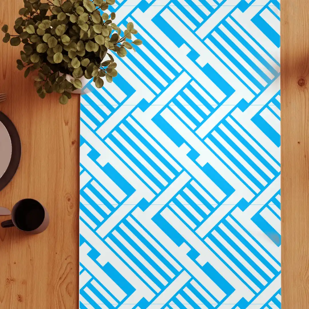 Modern Abstract Table Runner - Image 3