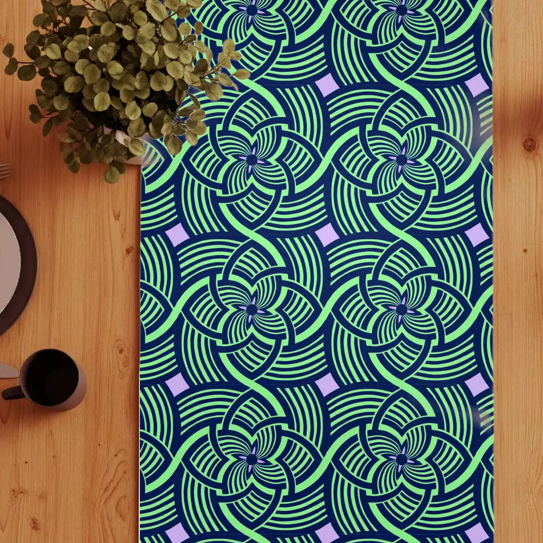 Simple Floral Stylish Table Runner - Image 3