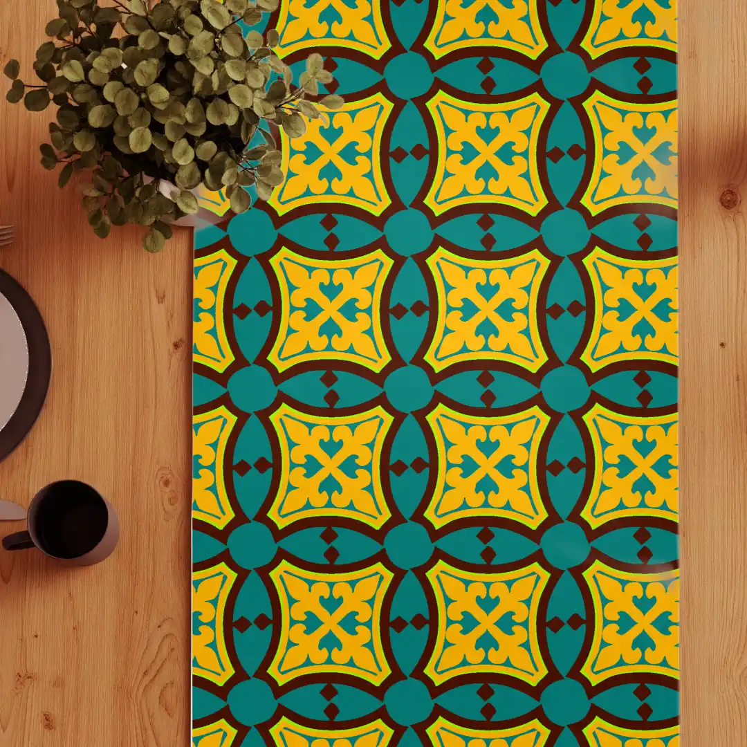 Vintage Pattern Stylish Table Runner - Image 3