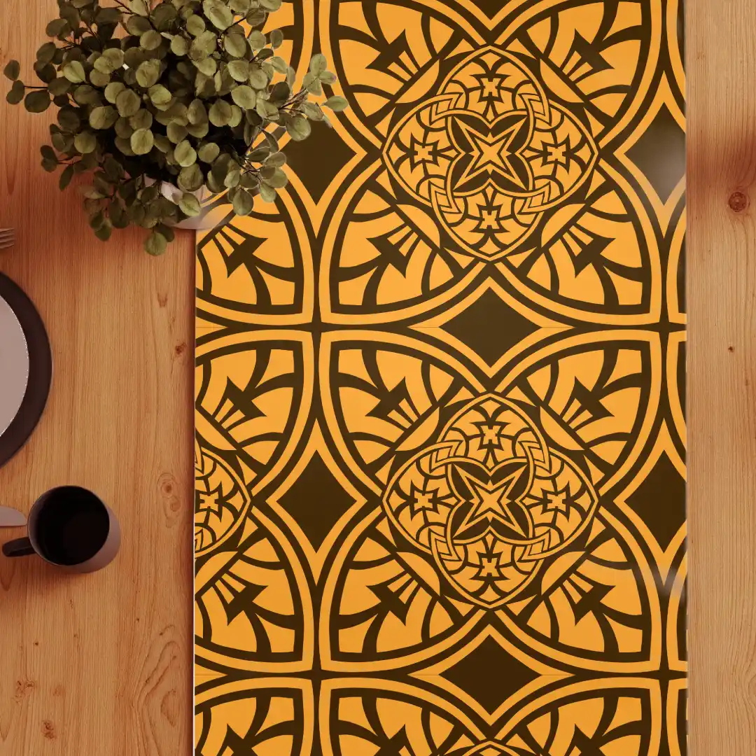 Abstract Pattern Table Runner - Image 3