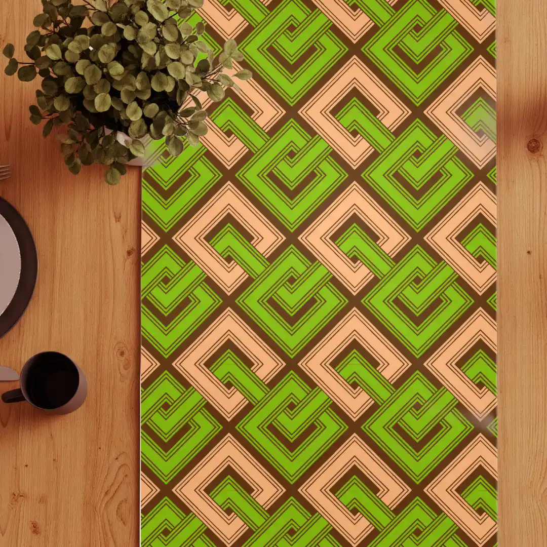 Square Checkered Table Runner - Image 3