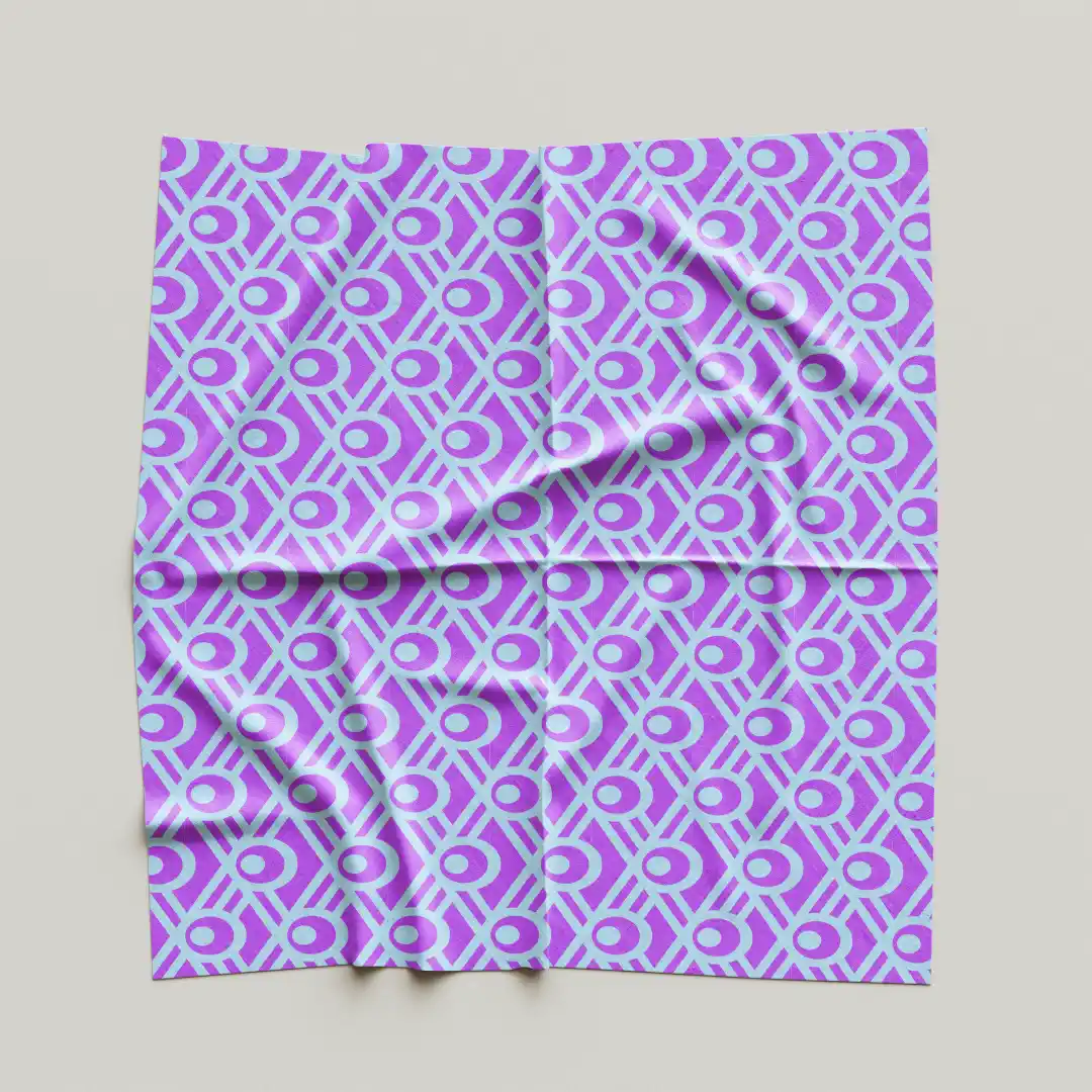 Beautiful Purple Dining Table Cloth Napkin Pack Of Four - Image 4