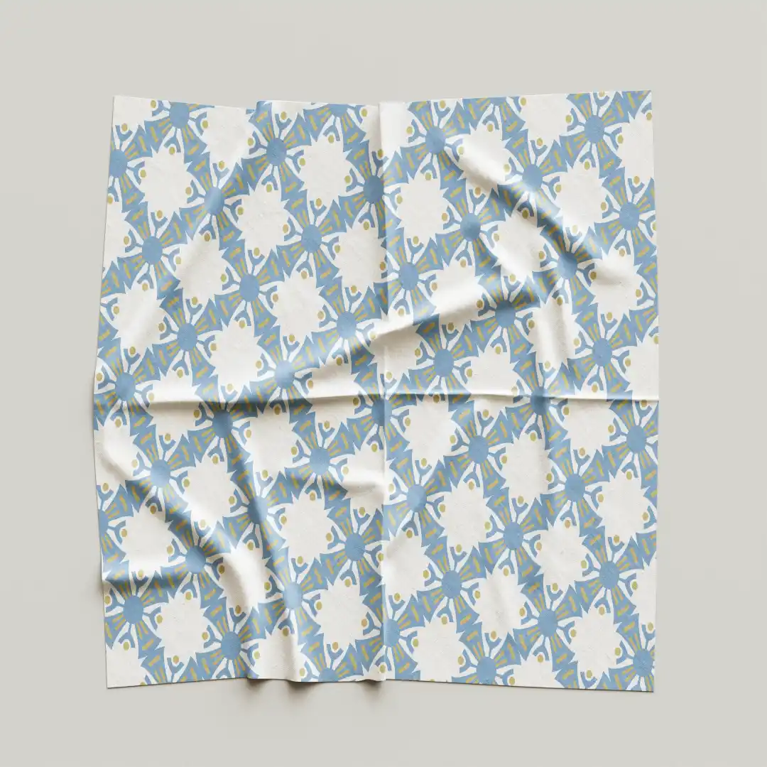 Lavish Motifs Cloth Napkin Pack Of Four - Image 4