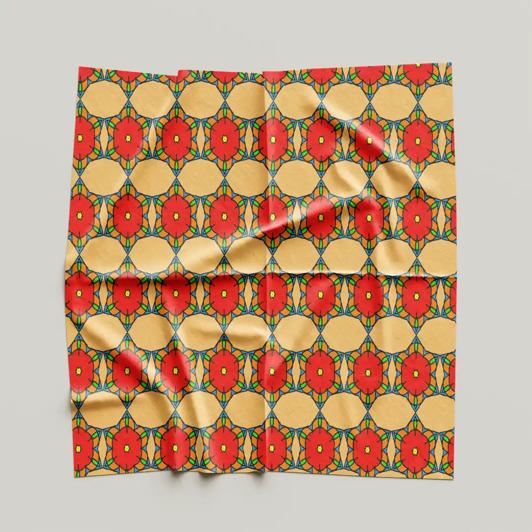 Vibrant Stylish Cloth Napkin Pack Of Four - Image 4