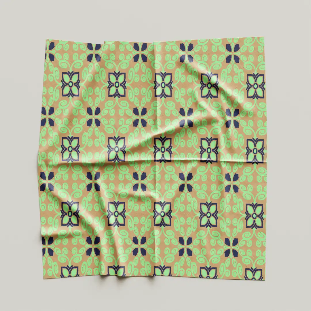 Floral Design Cloth Napkin Pack Of Four - Image 4