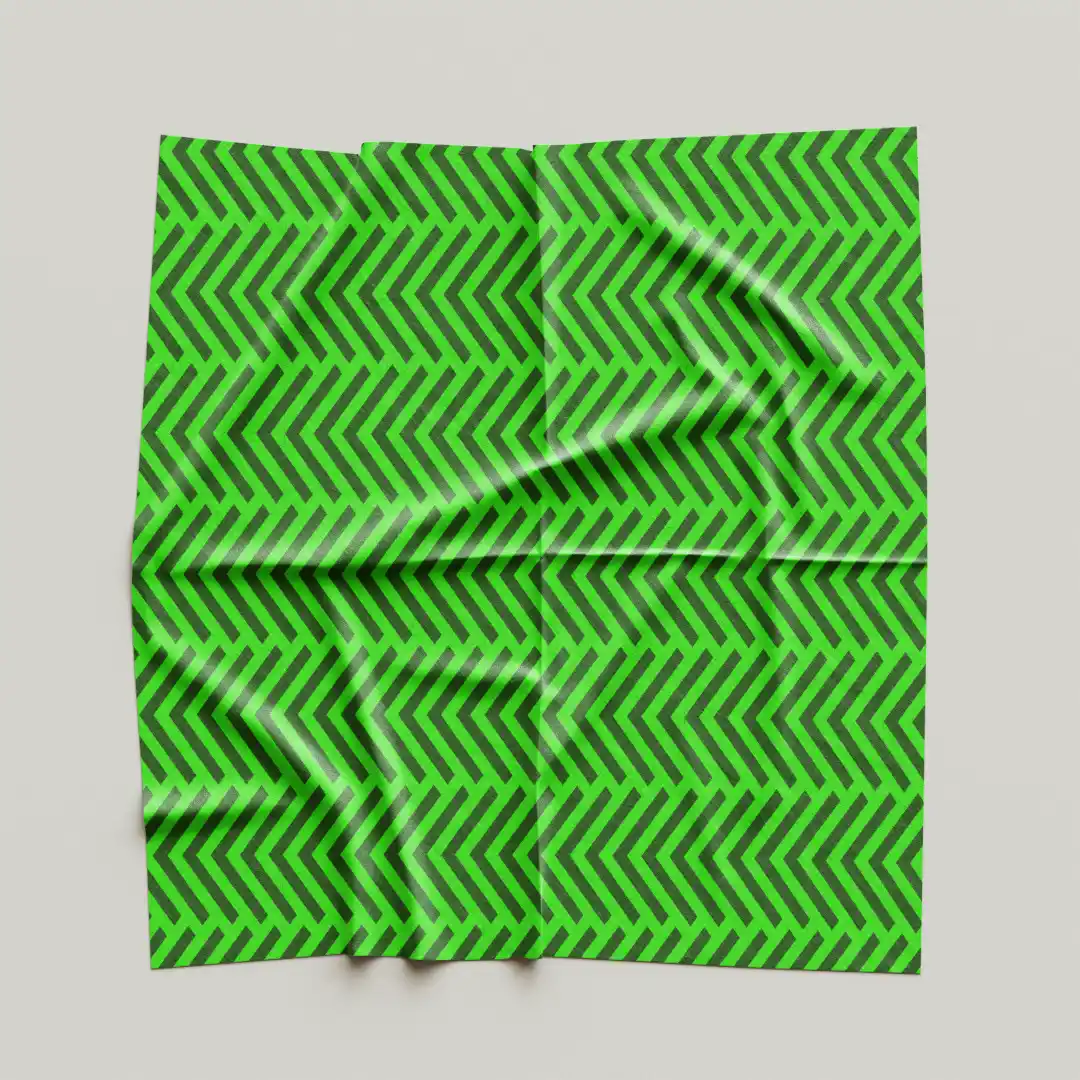 Arrows Green Cloth Napkin Pack Of Four - Image 4