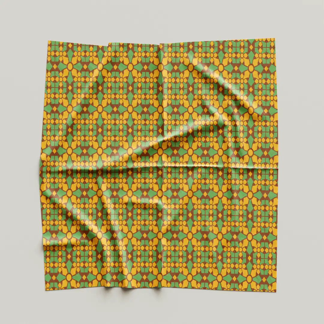 Ethnic Geometric Cloth Napkin Pack Of Four - Image 4
