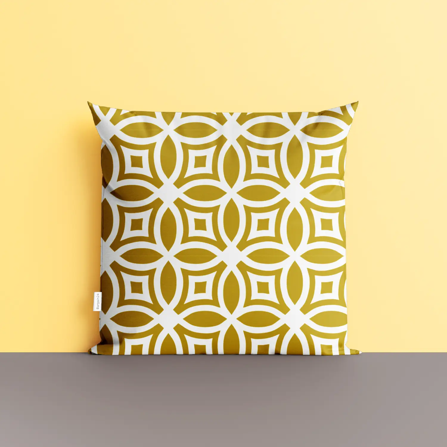 Golden White Cushion Cover - Image 4