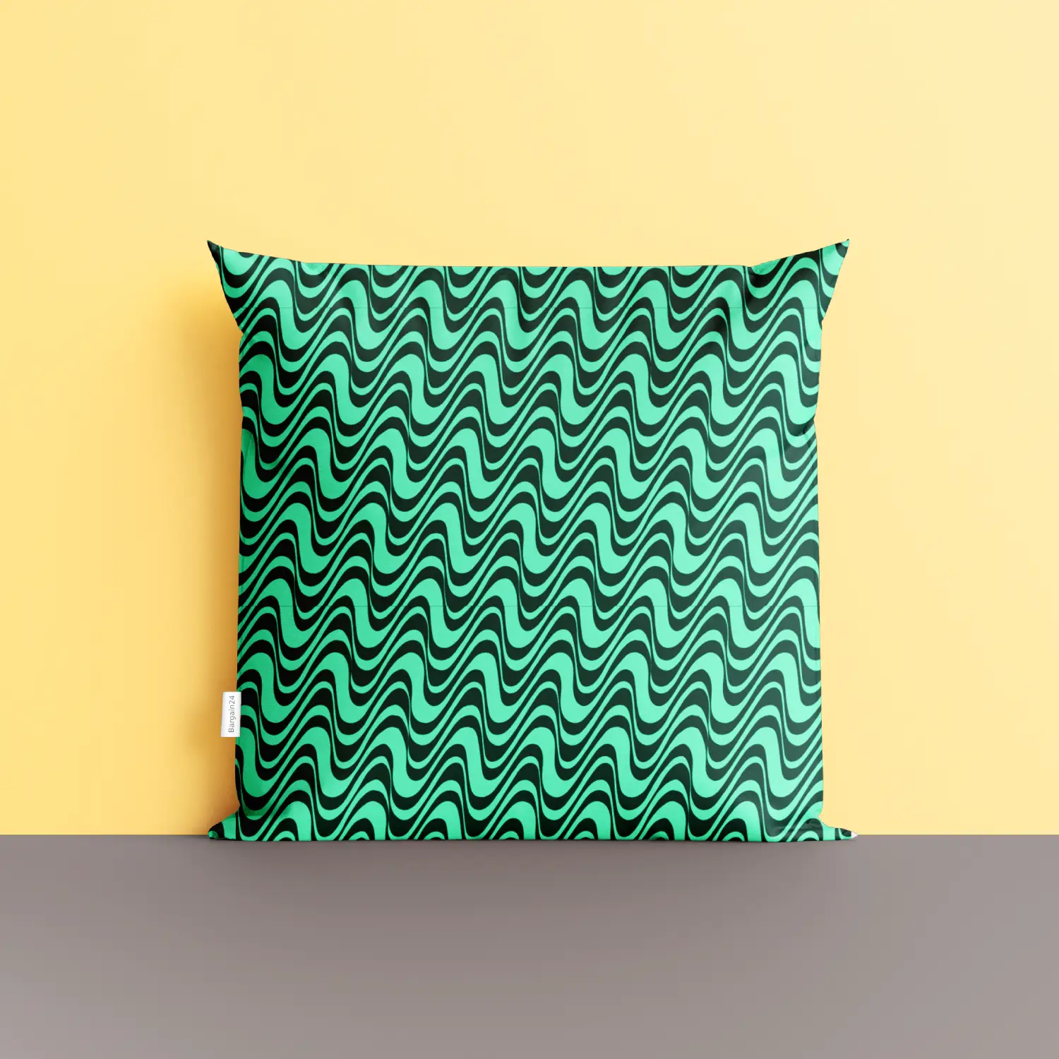 Wavy Greenish Cushion Cover - Image 4