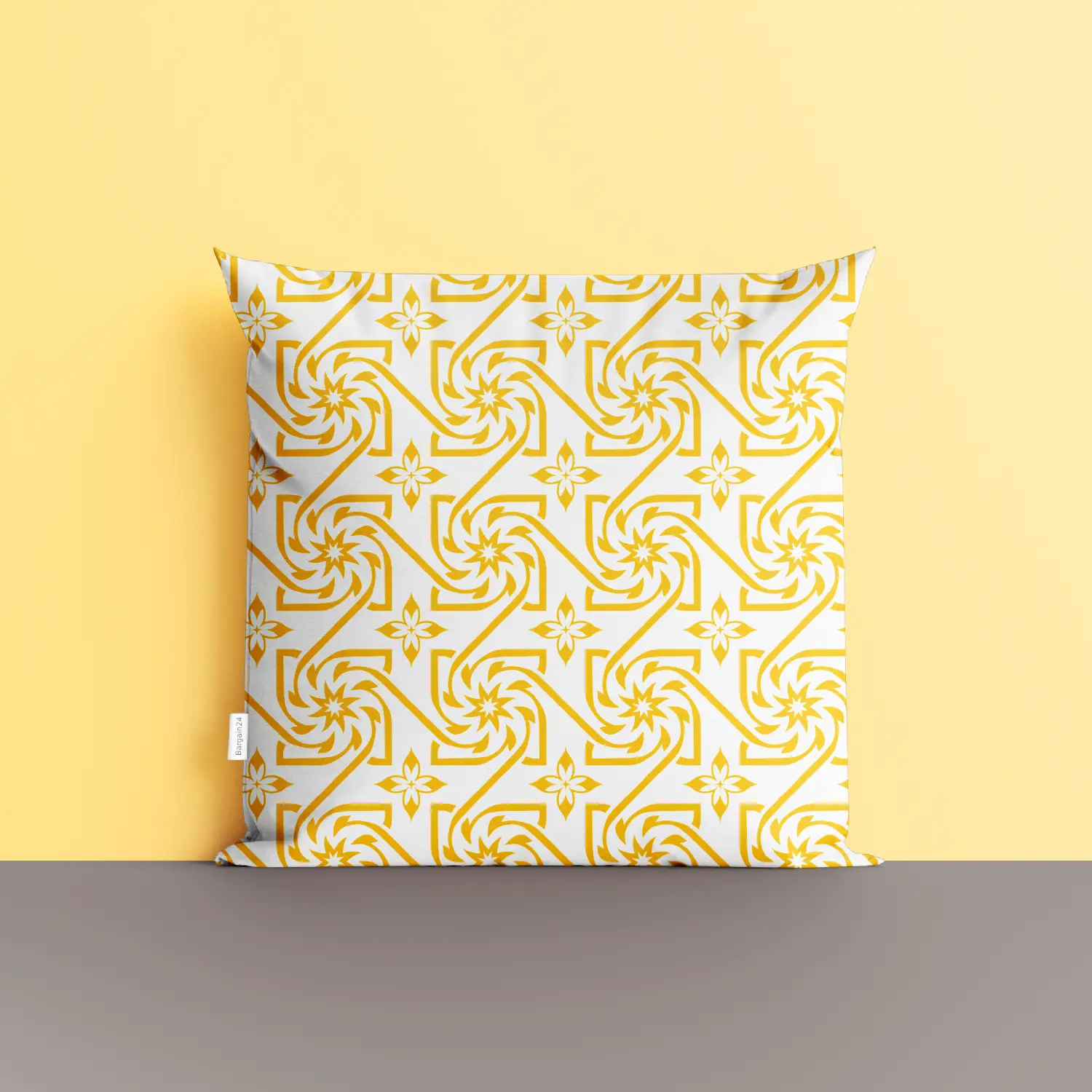 White Golden Cushion Cover - Image 4