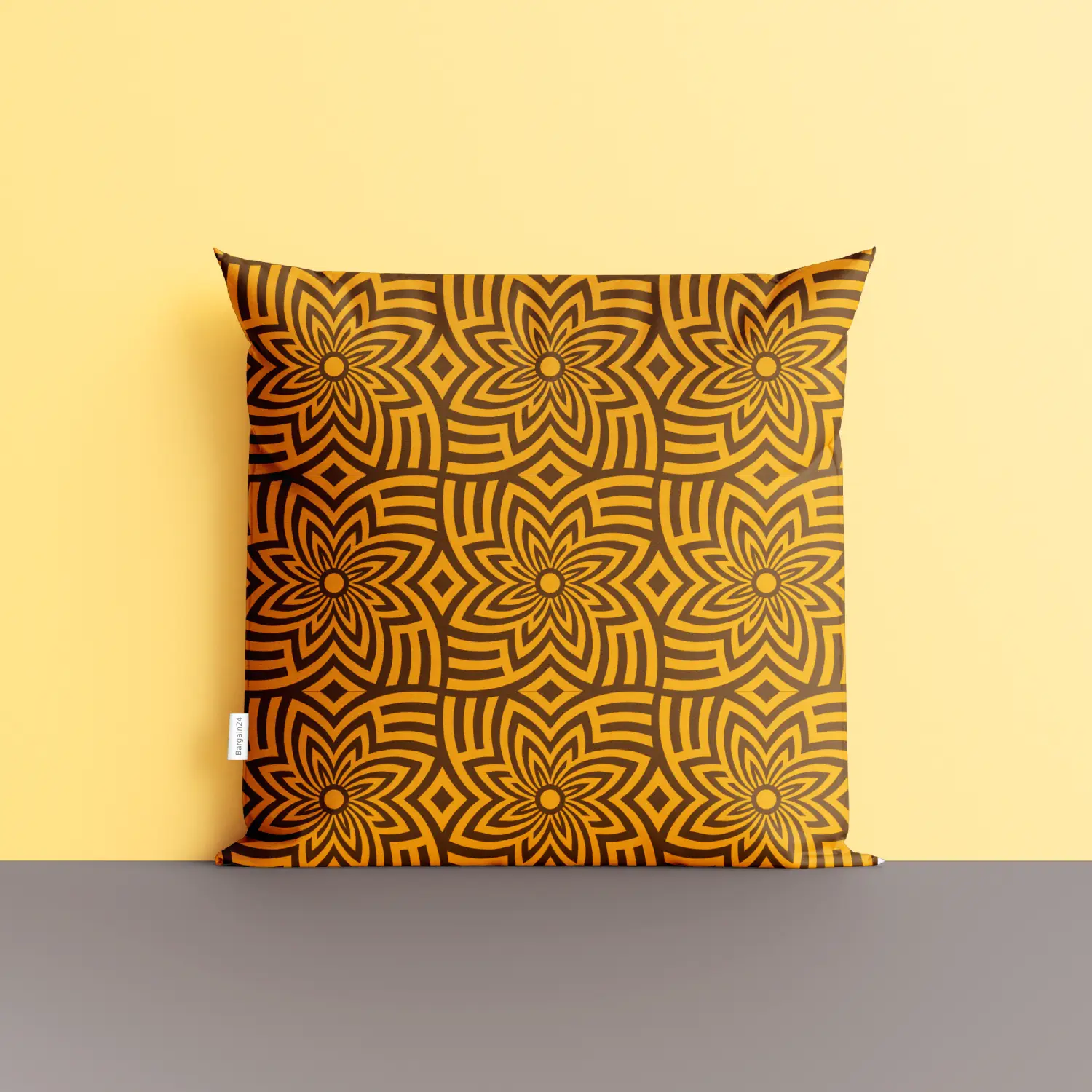 Golden Flowers Cushion Cover - Image 4