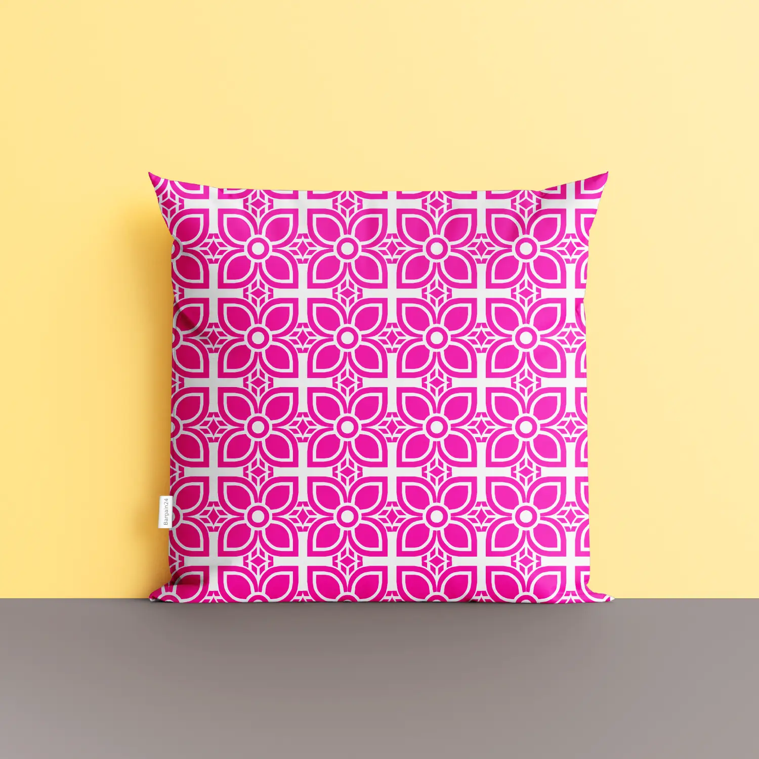 Rani Pink Flower Cushion Cover - Image 4