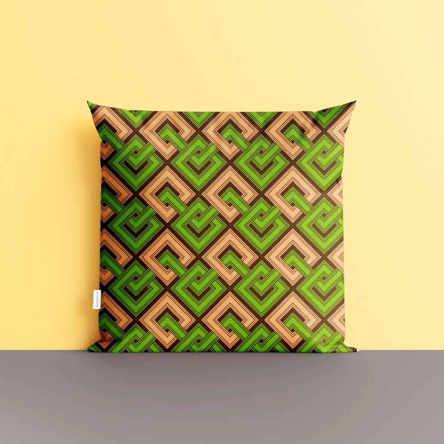 Square Checkered Cushion Cover - Image 4