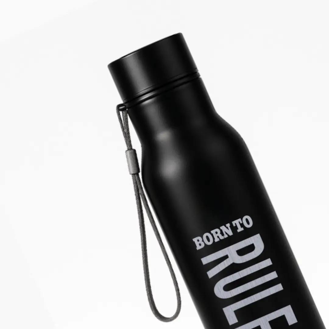 Born To Rule Black SS Water Bottle - Image 2