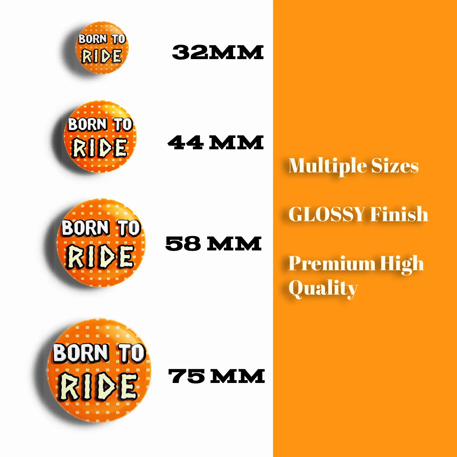 Born To Ride Badge - Image 4