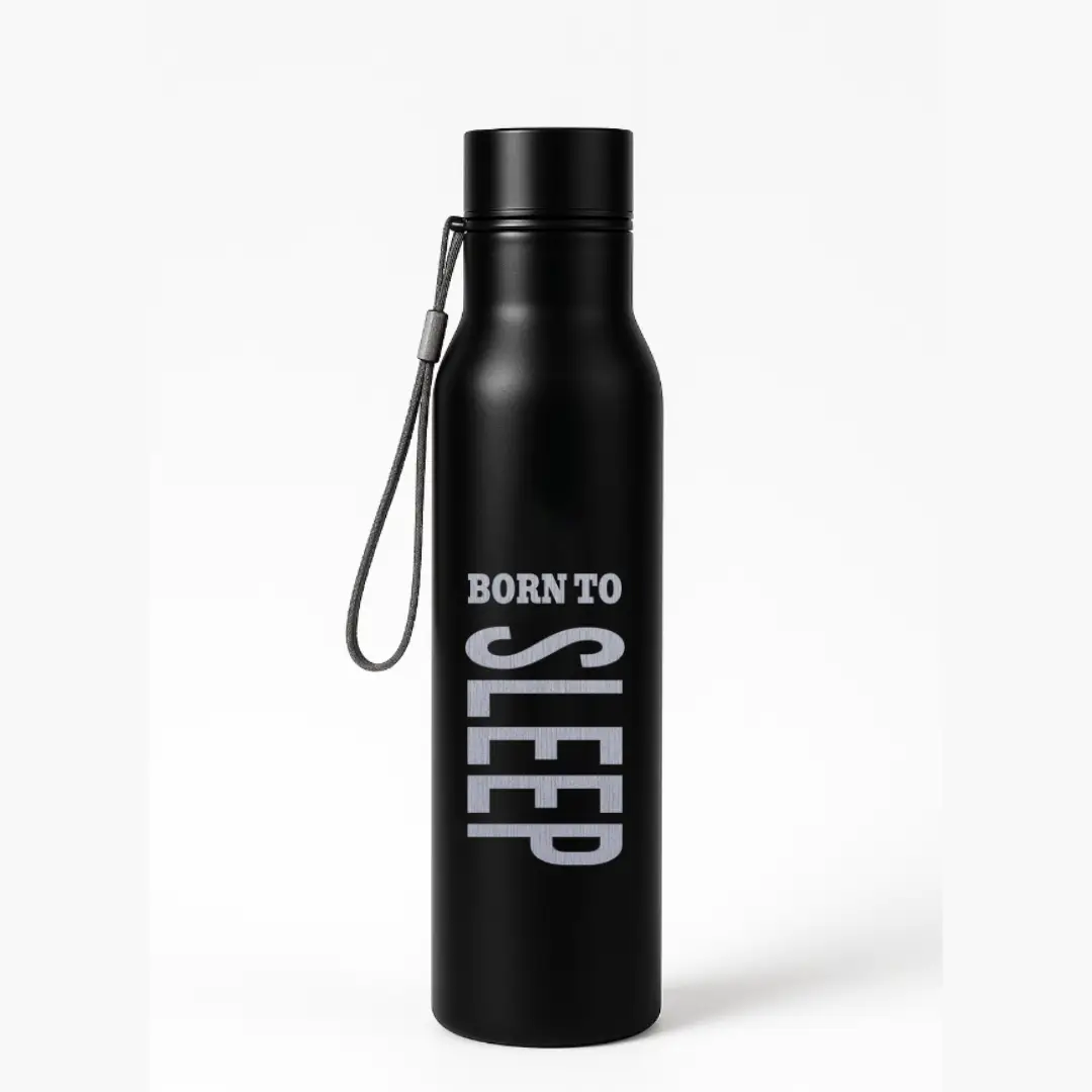 Born To Sleep 750ml Stainless Steel Water Bottle