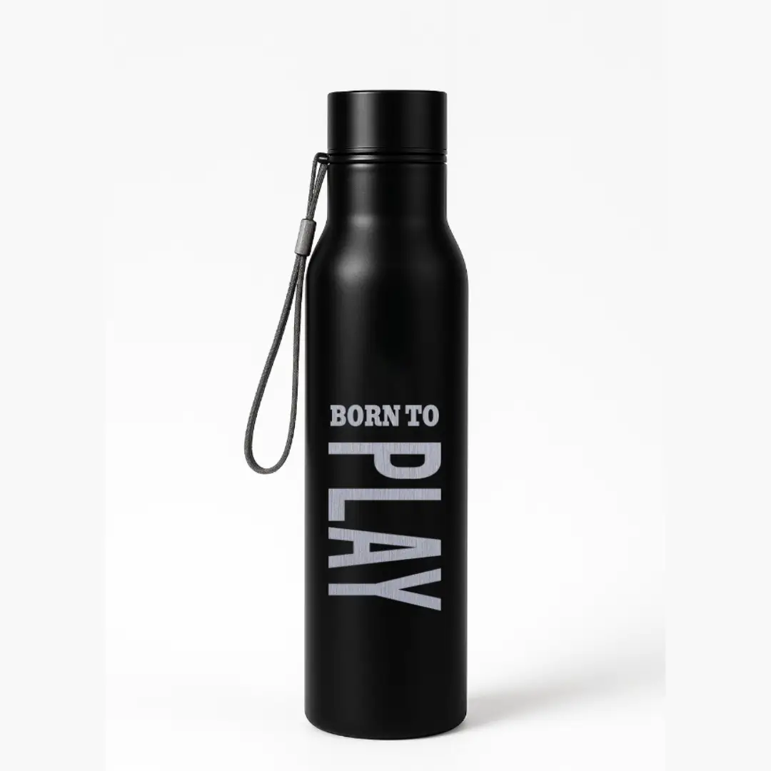Born To Play 750ml Stainless Steel Water Bottle