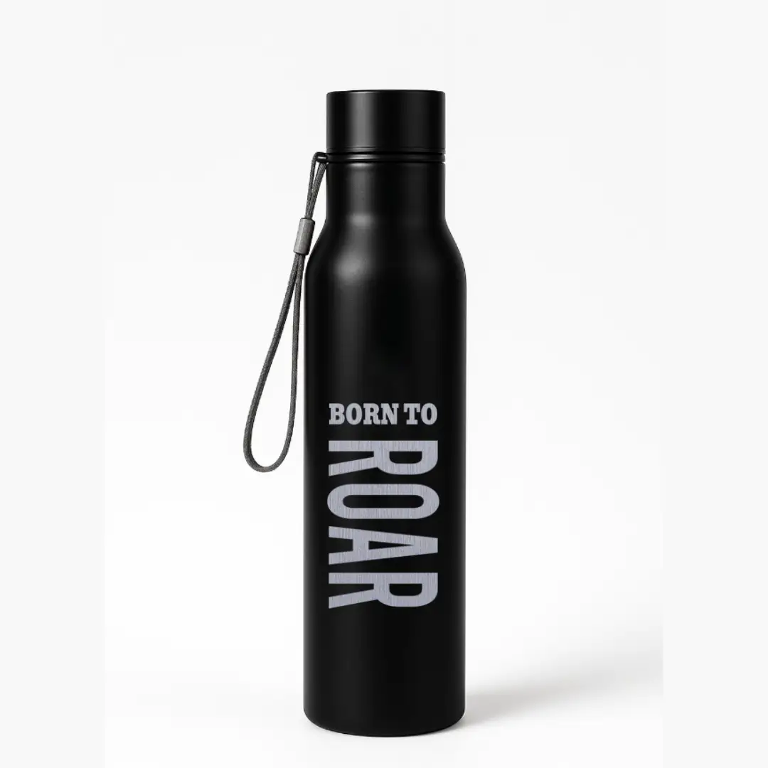 Born To Roar 750ml Stainless Steel Water Bottle