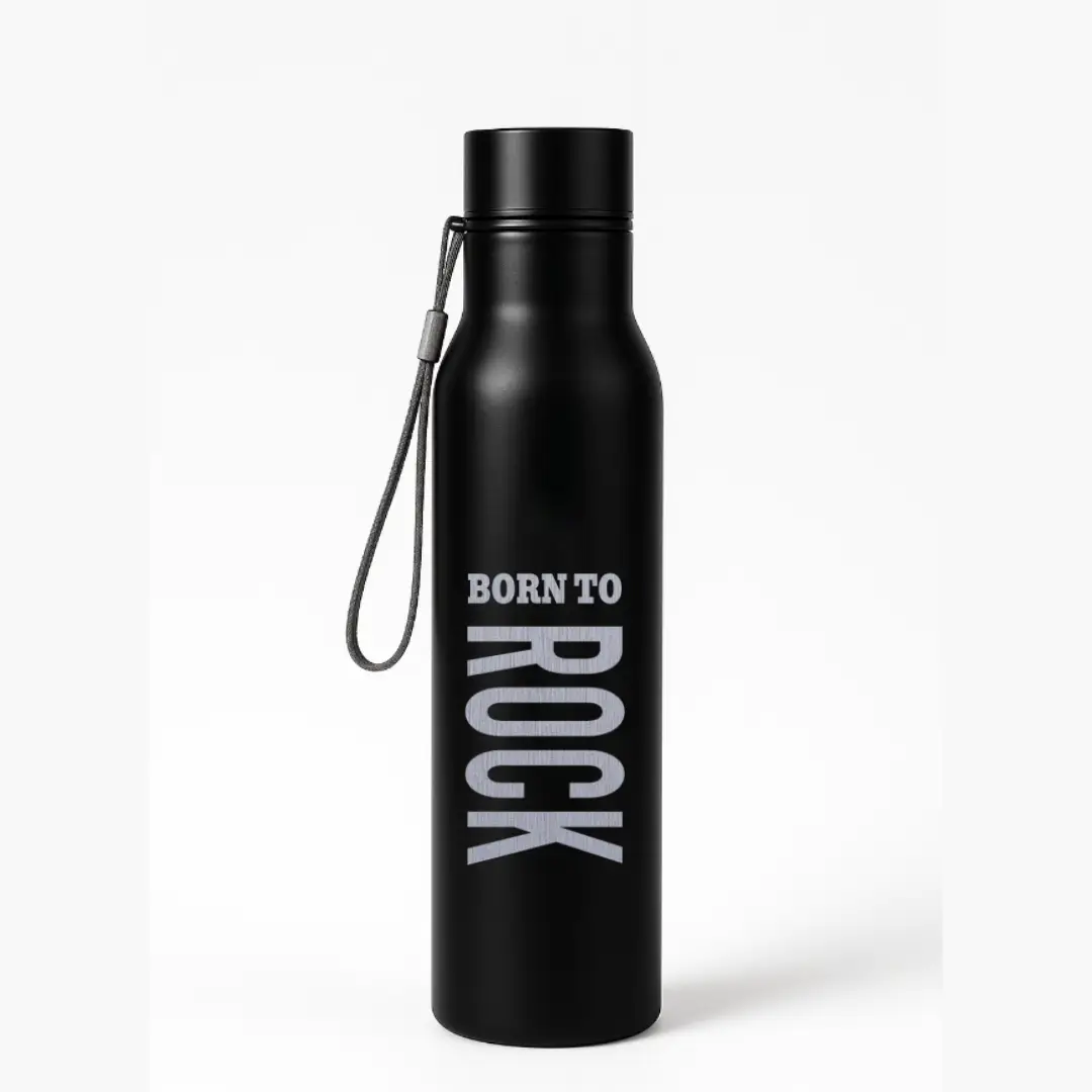 Born To Rock 750ml Stainless Steel Water Bottle
