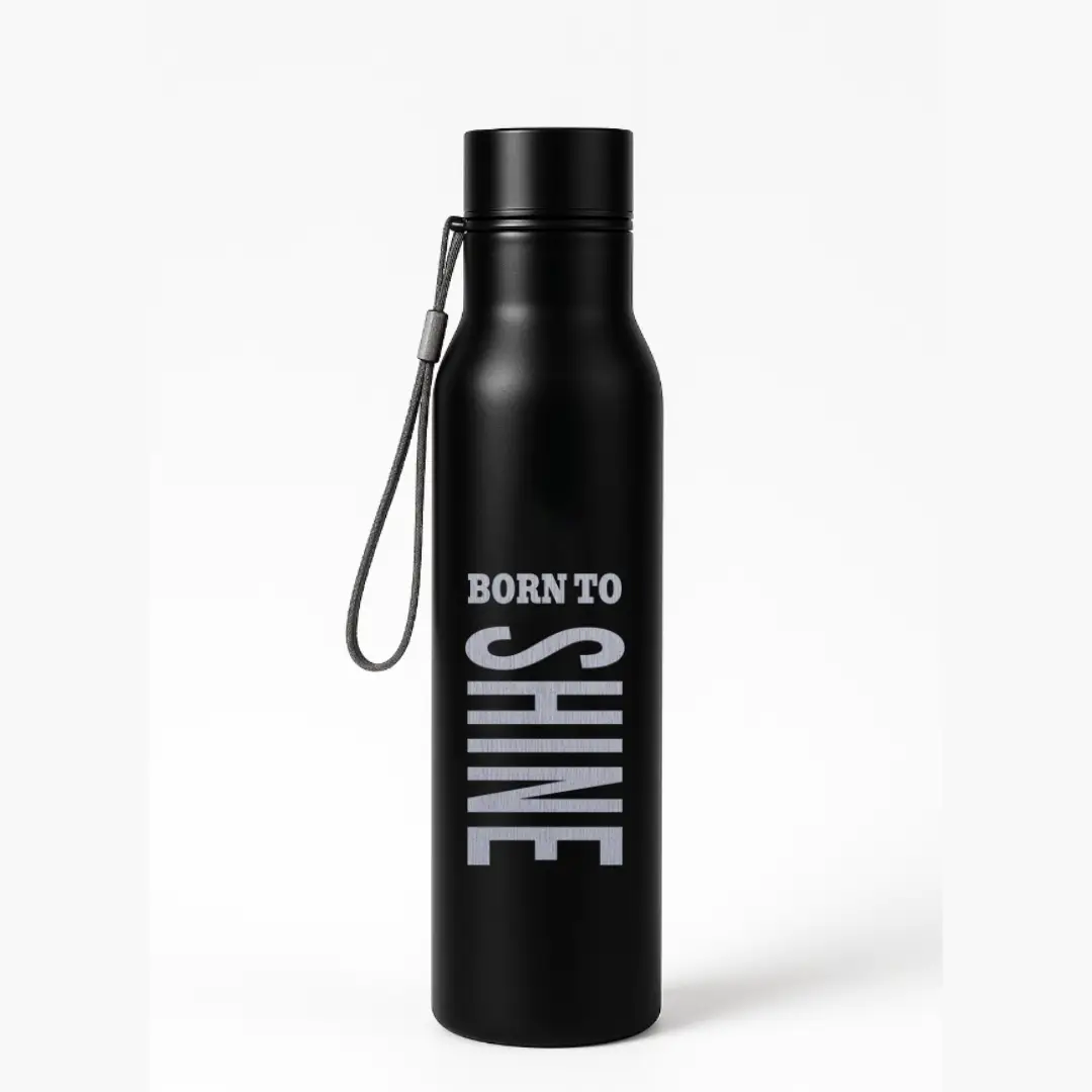 Born To Shine 750ml Stainless Steel Water Bottle
