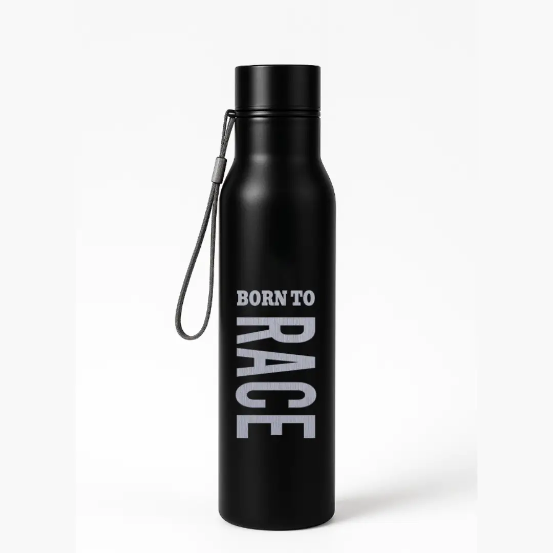 Born To Race 750ml Stainless Steel Water Bottle
