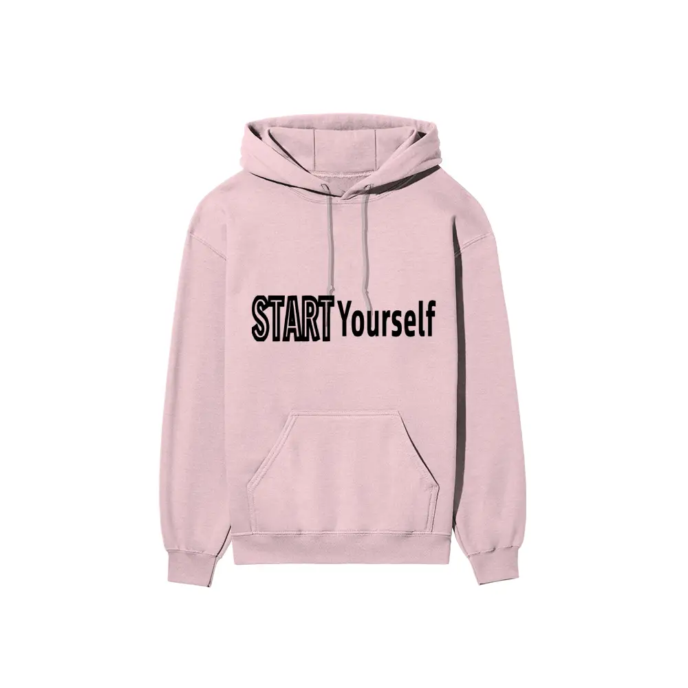 Start Yourself Cotton Hoodie - Image 2