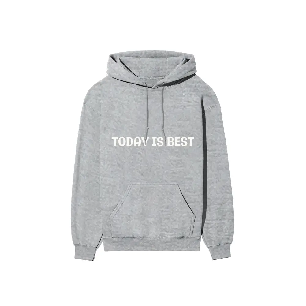Today Is Best Cotton Hoodie - Image 4