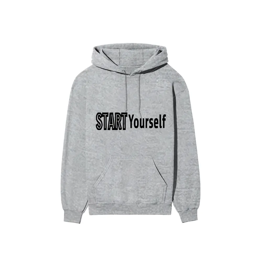 Start Yourself Cotton Hoodie - Image 4