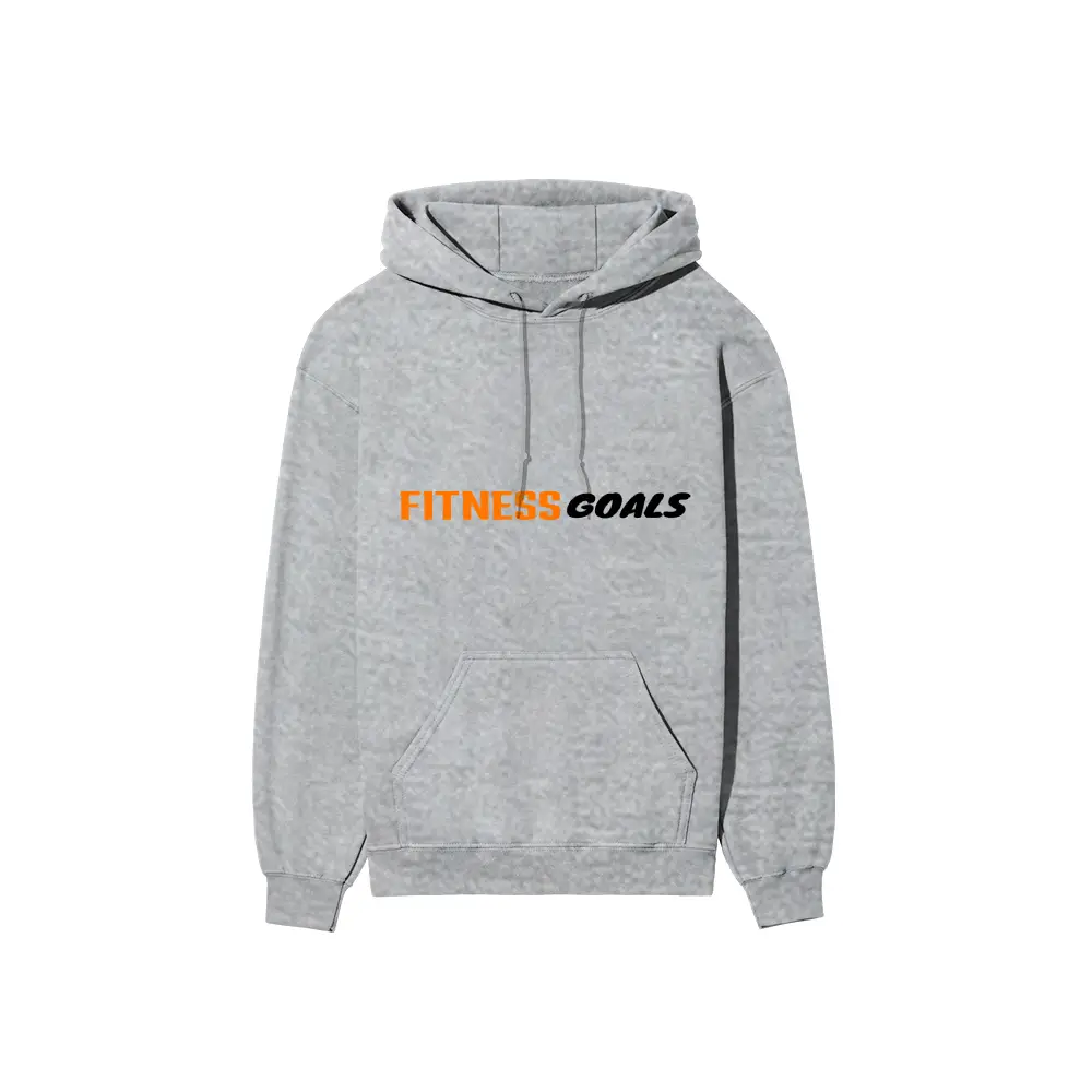 Fitness Goals Cotton Hoodie - Image 4
