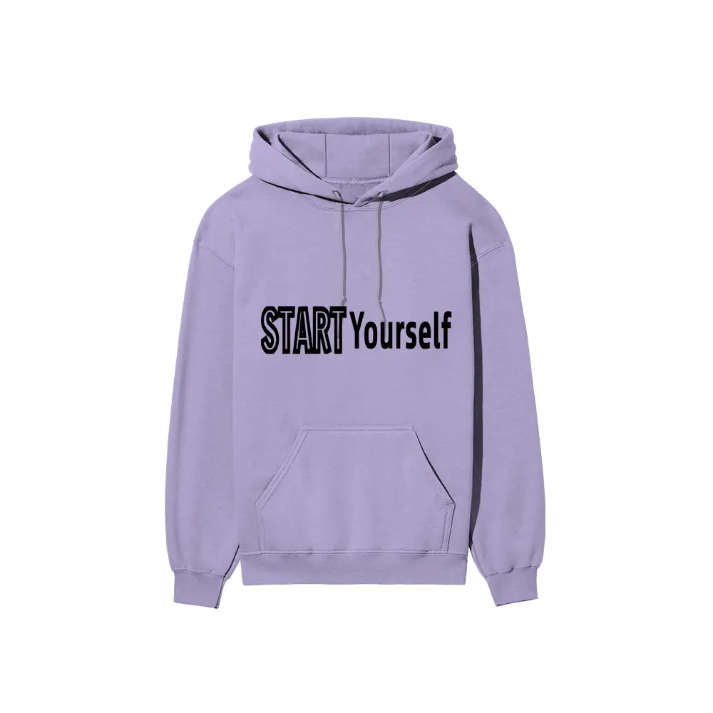 Start Yourself Cotton Hoodie - Image 3