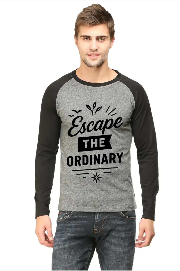 Escape The Ordinary Full Sleeve Raglan T-shirt - Image 2