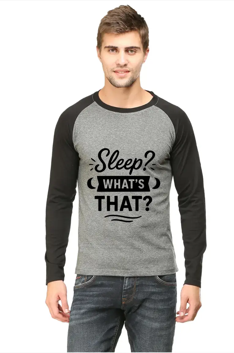 Sleep Whats That Full Sleeve Raglan T-shirt - Image 3