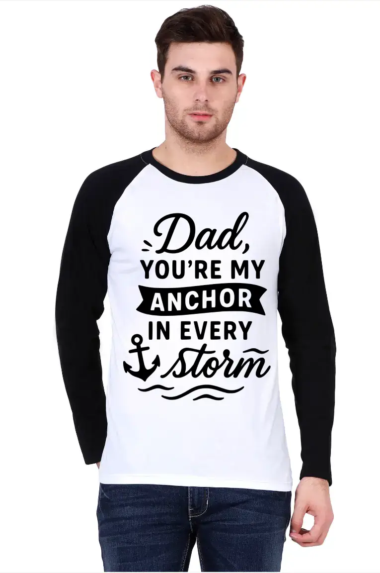 Lovely Dad Full Sleeve Raglan T-shirt - Image 4