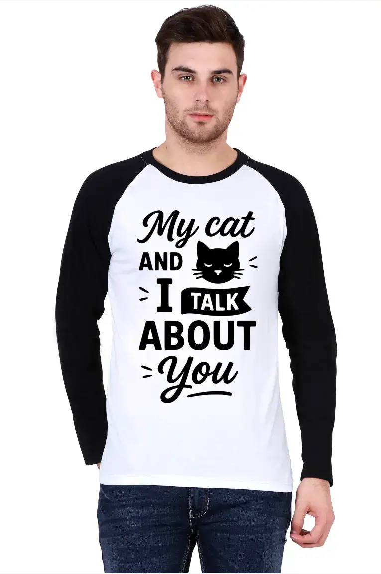 My Cat And I Talk About You T-shirt - Image 4