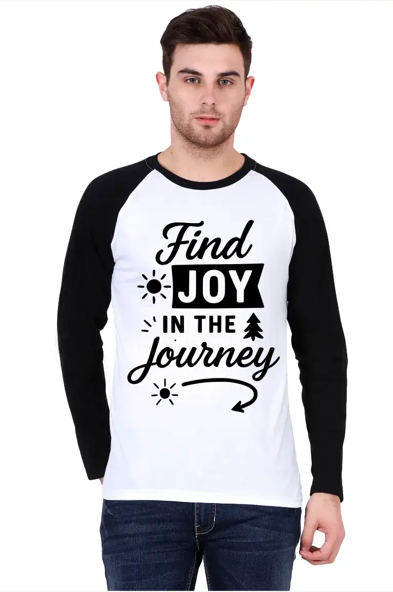 Find Joy In Journey Full Sleeve Raglan T-shirt - Image 4
