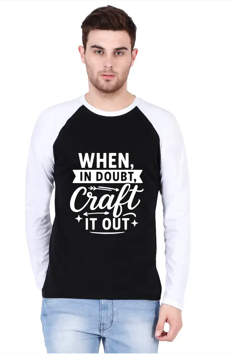 Craft It Out Full Sleeve Raglan T-shirt