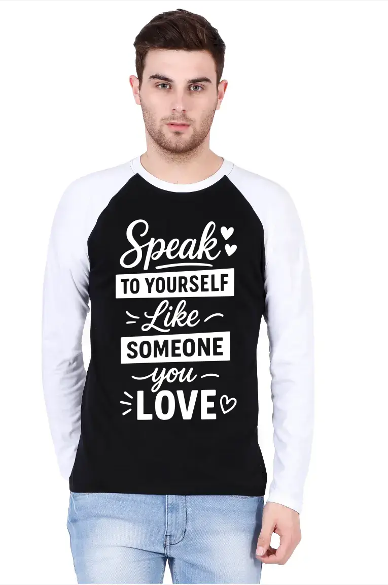 Speak To Yourself Raglan T-shirt