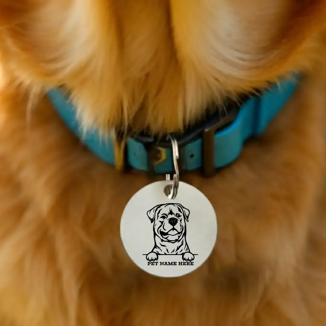 Customized Rootweillers Dog Tag