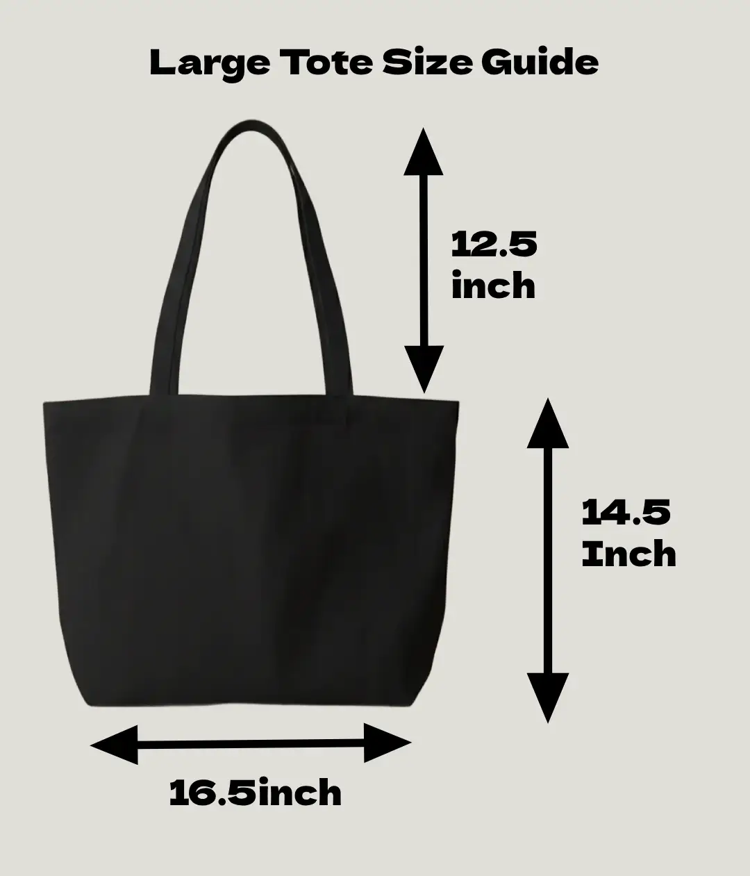 Self Motivation Large Black Tote Bag - Image 4