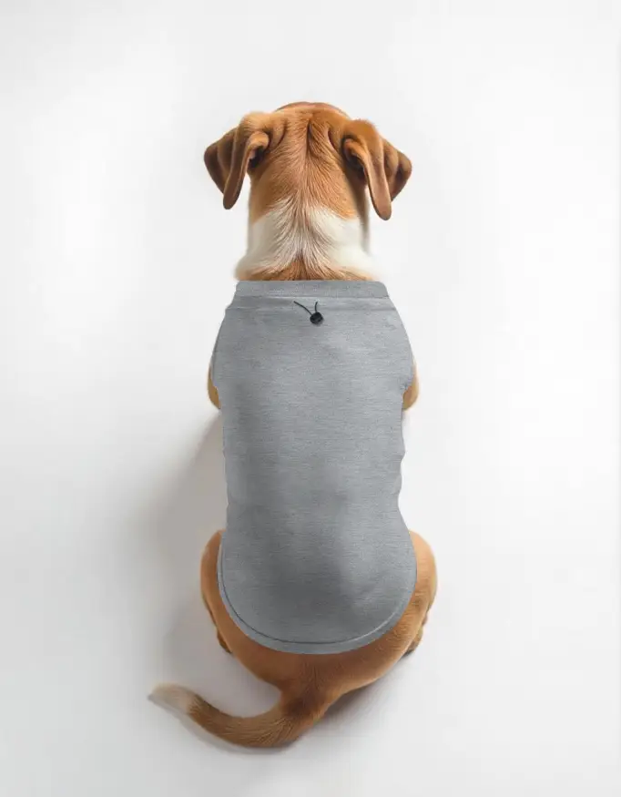 Pet Dog Grey Cotton T-shirt