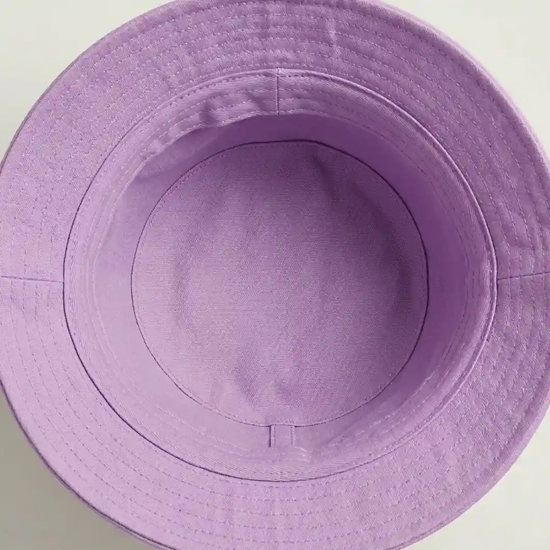 Sky Elements Printed On Lavender Bucket Hat - Image 2