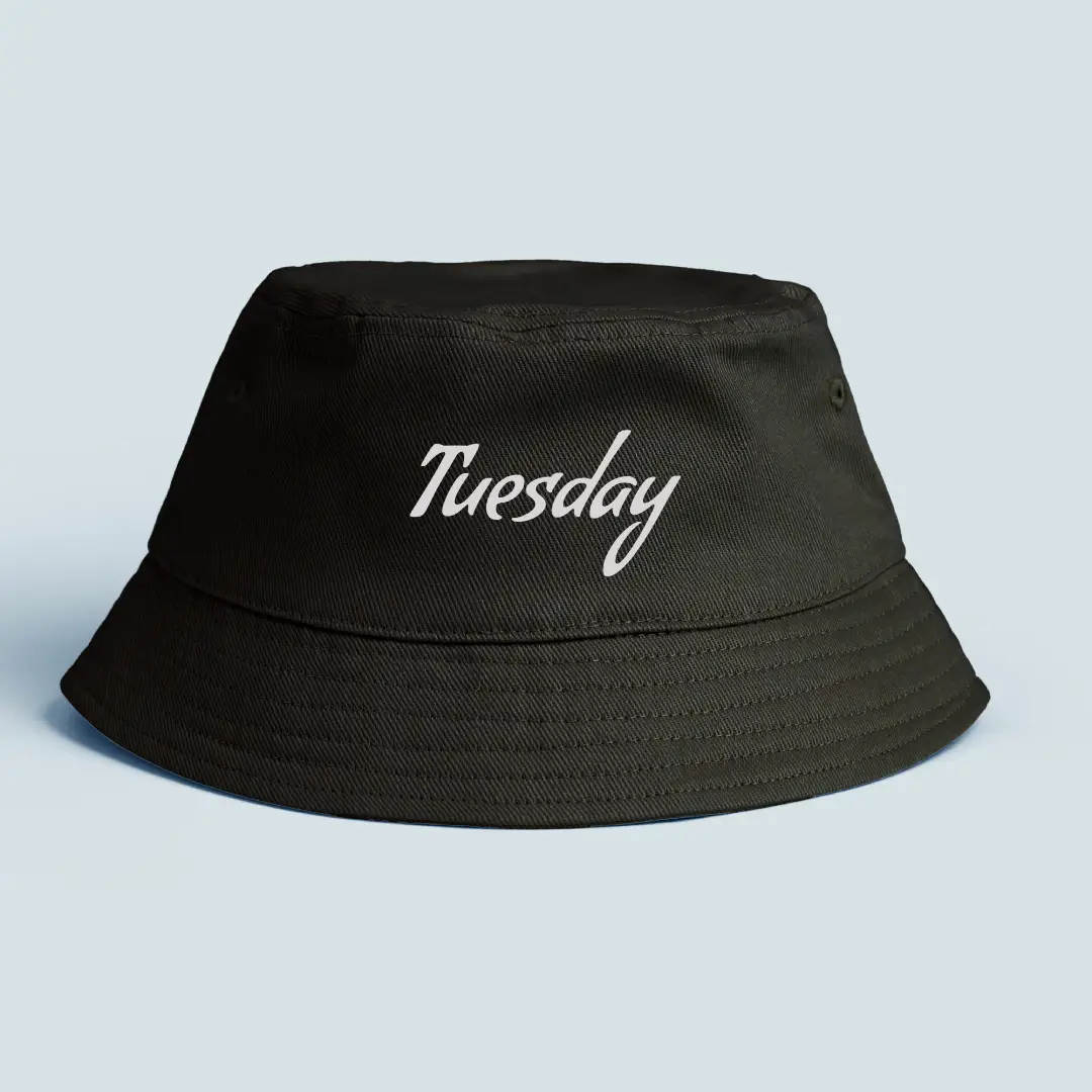 Tuesday Black Bucket Hat