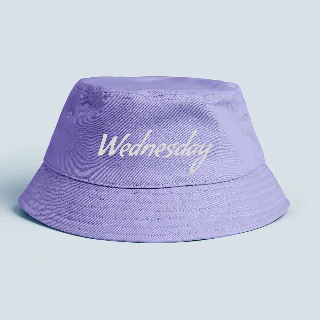Wednesday Lavender Bucket Hat