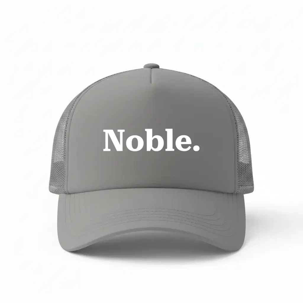 Noble Grey Trucker Cap